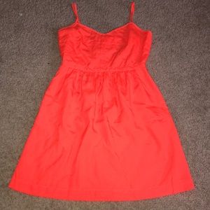 Beautiful coral/orange j. Crew dress